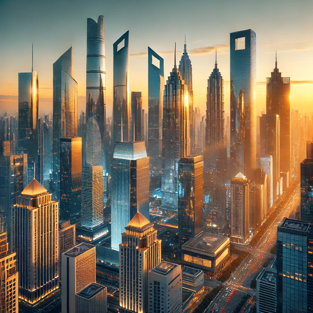 Skyscrapers in Johannesburg, South Africa